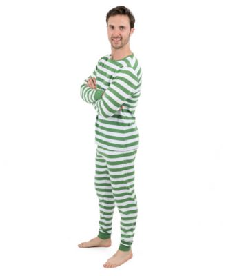 Men's Men s Two Piece Cotton Striped Holiday Pajamas
