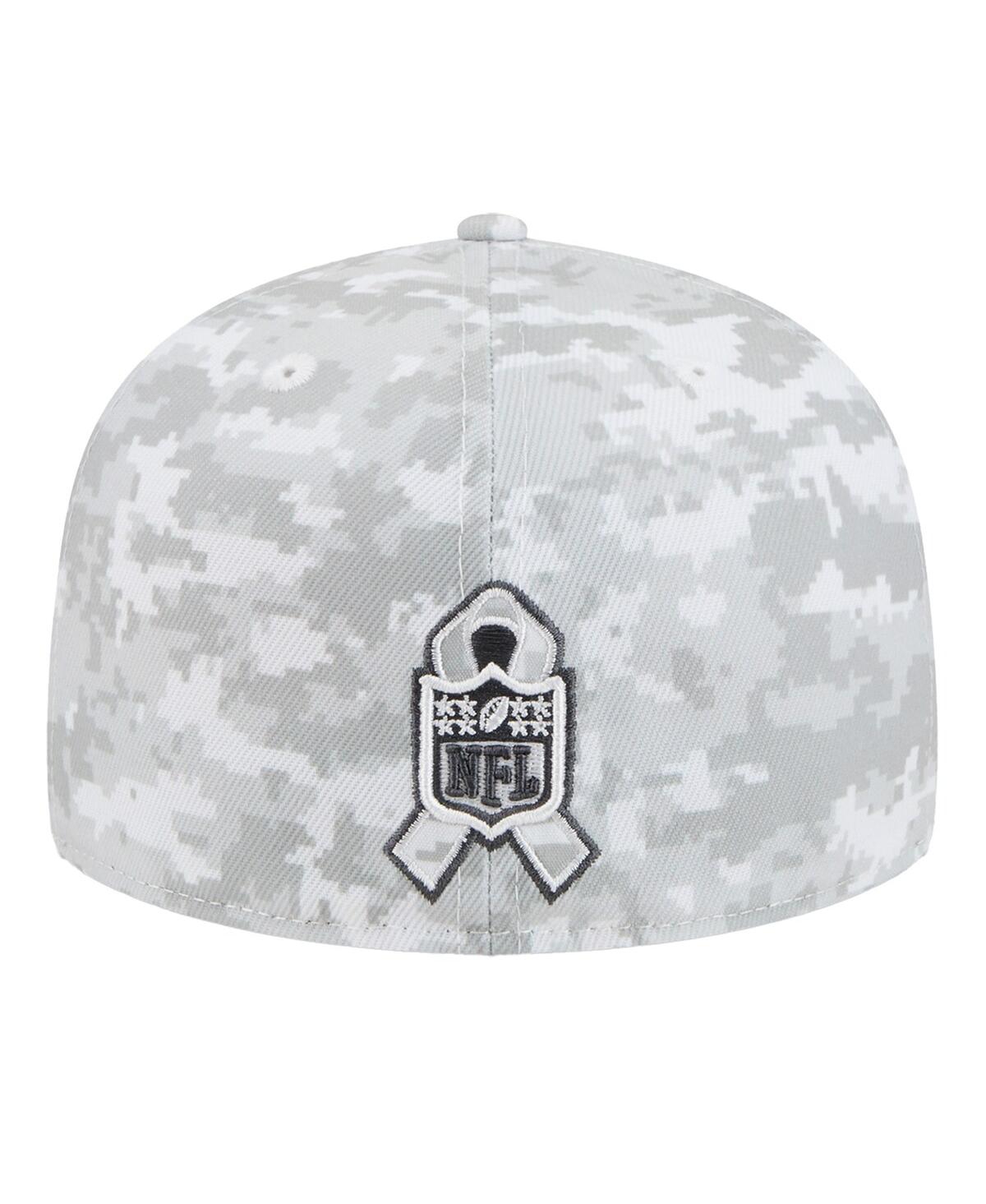 New Era Men's White Indianapolis Colts 2025 Salute to Service Fan Pack 59FIFTY Fitted Hat