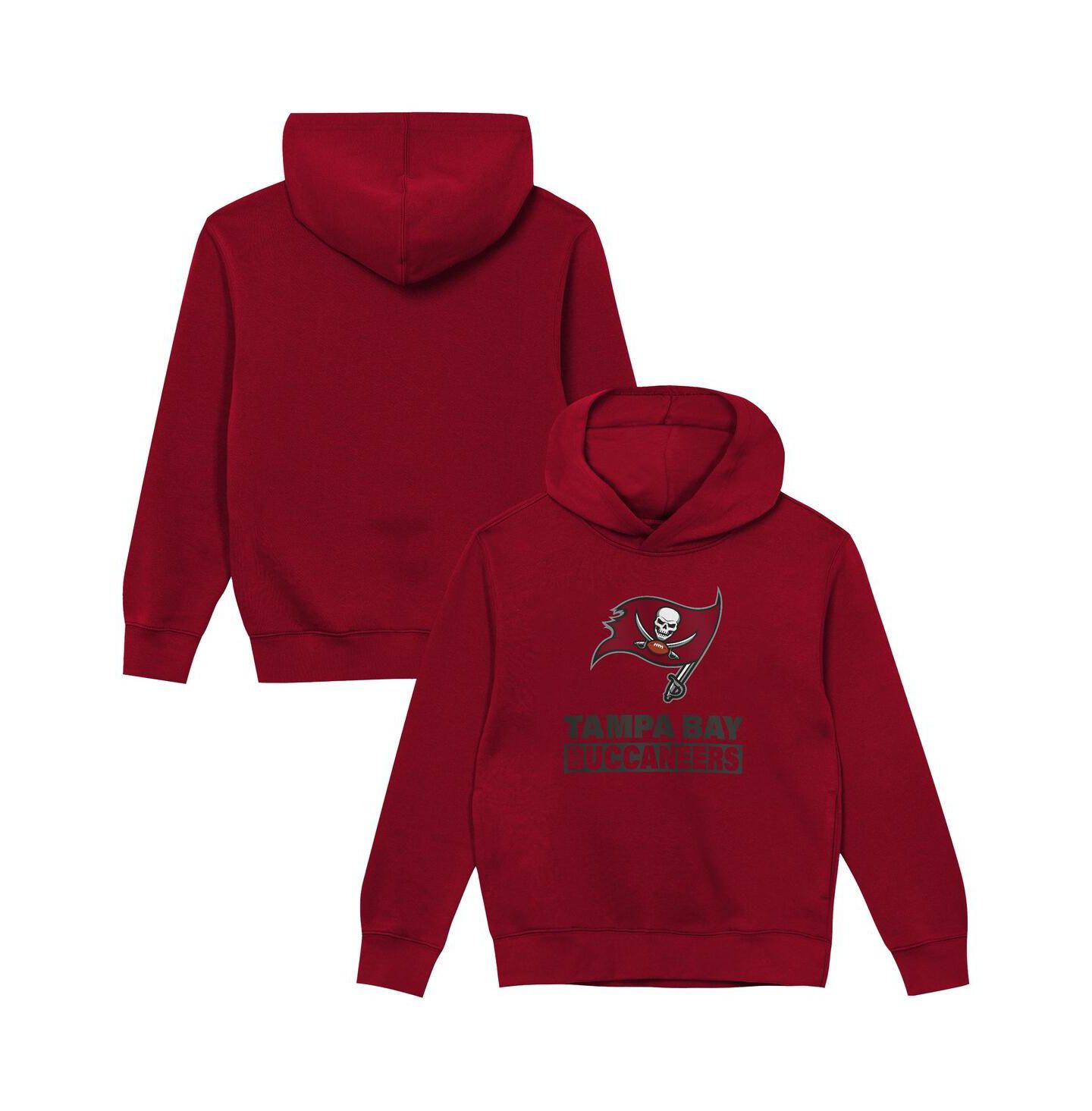 Худи Outerstuff Red Tampa Bay Buccaneers Back to Basics для мальчиков-малышей — фото 1