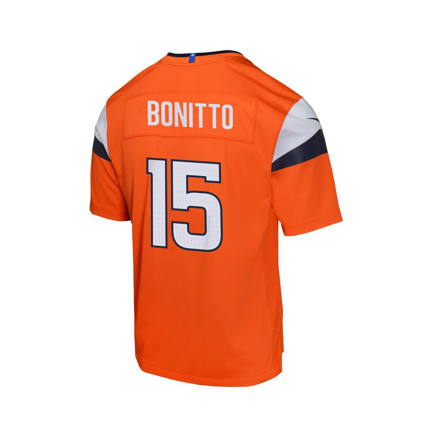 Детское джерси Nike Nik Bonitto Denver Broncos Alternate Game, Orange — фото 2