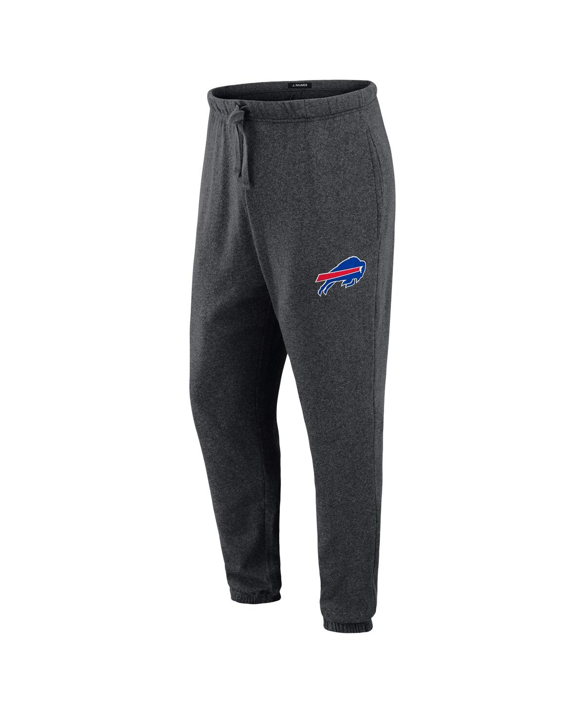 J. Palmer Men's Dark Heather Gray Buffalo Bills Players Lounge Tri-Blend Joggers