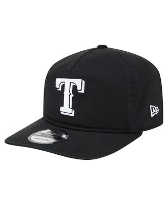 New Era - Men's Black/White Texas Rangers 19TWENTY Adjustable Hat