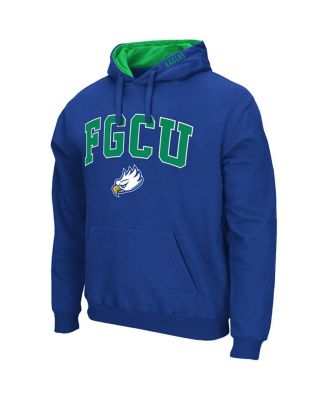 Men's Blue Florida Gulf Coast Eagles Arch Logo 3.0 Pullover Hoodie