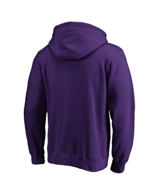 Men's Purple Baltimore Ravens Big Tall Fleece Hoodie