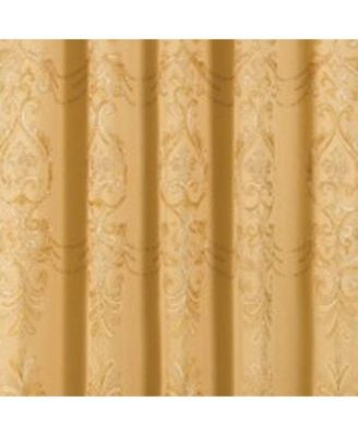 Jayla Stylish & Premium Embroidered Curtain Panel 54" x 90" Gold