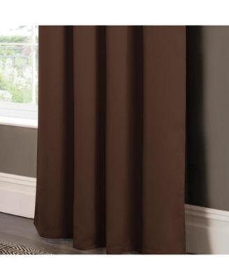 Anchorage Blackout Grommet Curtain Panel 54" x 84" Chocolate