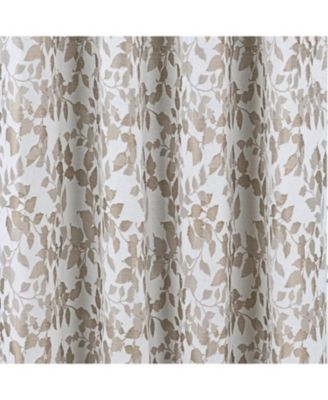 RT Designer Collection Brent Jacquard Luxurious Decorative Grommet Curtain Panel 54" x 84" Taupe