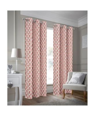 RT Designer Collection Justice Printed Blackout Luxurious Decorative Grommet Curtain Panel 54" x Spice