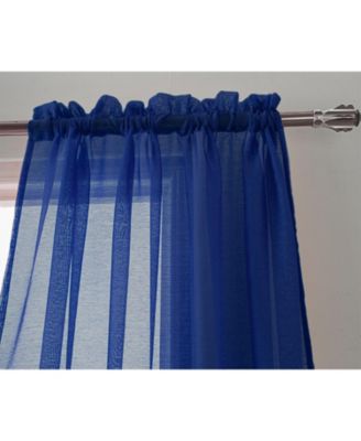 RT Designer Collection Celine Sheer Luxurious Modern Curtain Panel