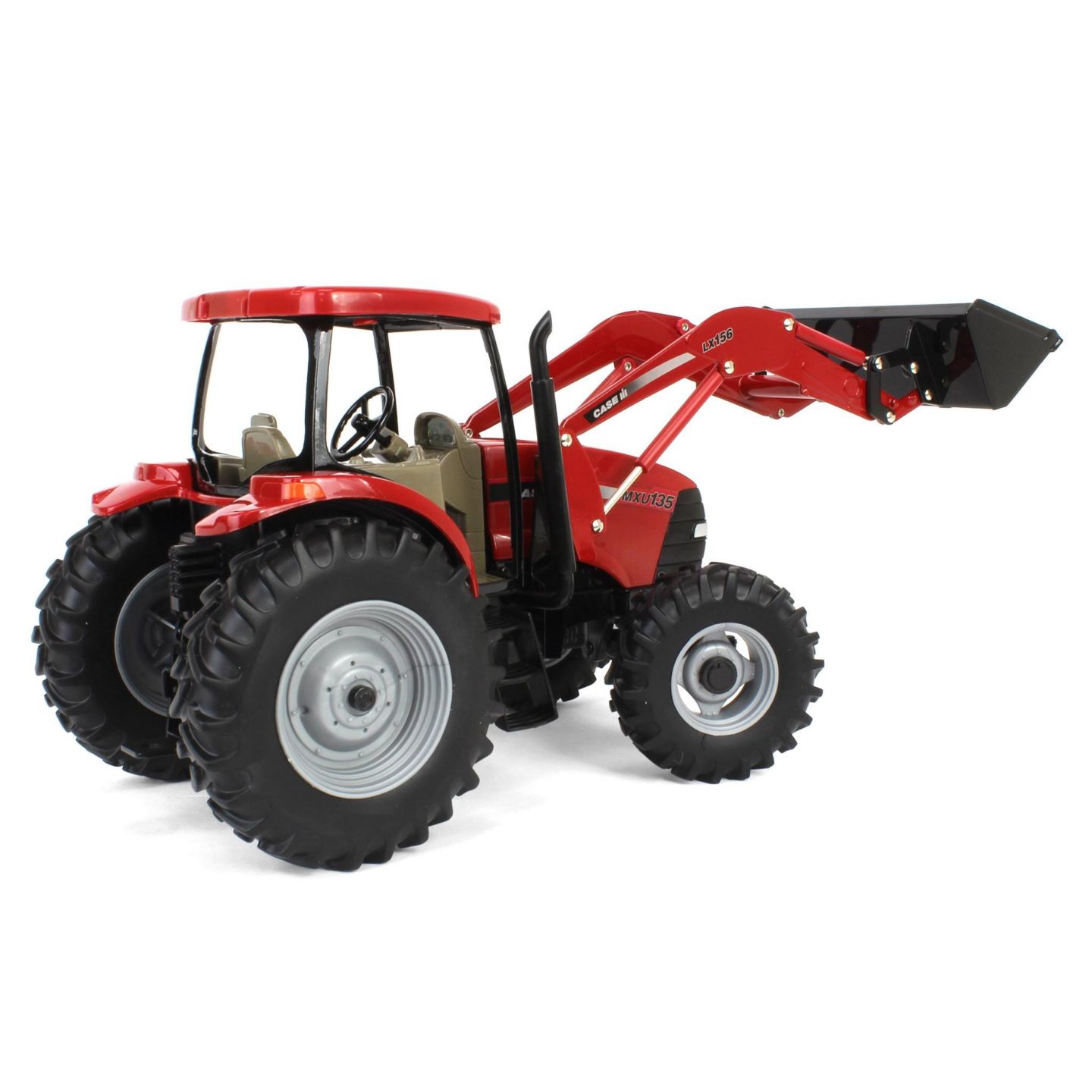 Детская игрушка ERTL 1/16 Scale Case IH Mxu 135 Die-Cast Metal Front Loader Tractor — фото 3