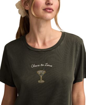 Women's Love At First Sip Classic Crewneck T-Shirt