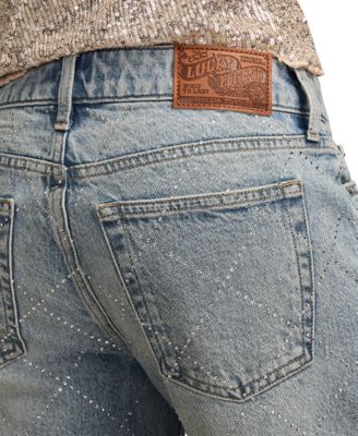 Women's Legend Rhinestone Baggy Jeans
