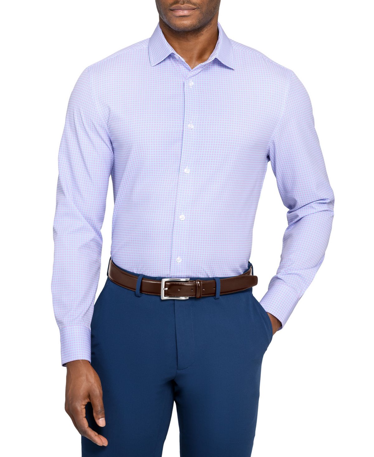 Мужская рубашка с длинным рукавом