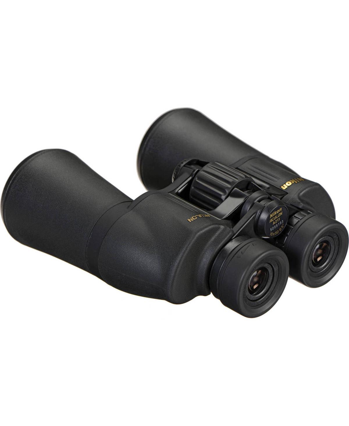 Nikon 10x50 Aculon A211 Porro Prism Binocular, Black, Bundle with Accessory Kit