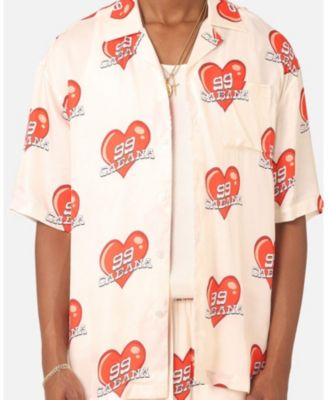 Men's 99 Cabana Roaming Hearts Ss Button Up