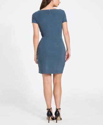 Women's Short-Sleeve Boat Neck Milena Mini Dress