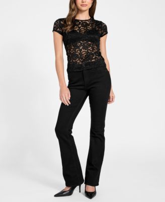Women's Short-Sleeve Miriam Lace Top