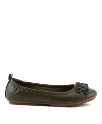 Women’s Bow Detail and Scrunch Back Ballay Ballet Flats