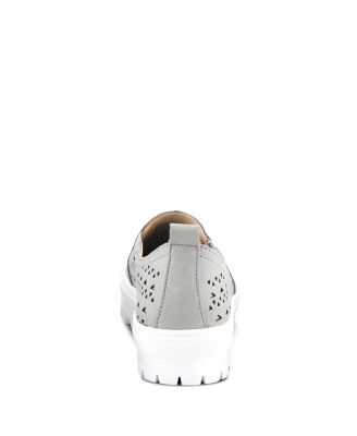 Women's ANGELITA Geometric Cutout Slip-On Platform Athleisure Shoes
