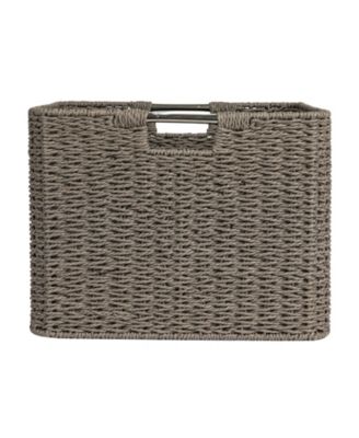 Square Wicker Basket, Natural
