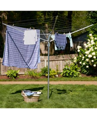 Umbrella Clothesline Outdoor Dryer, 12 Lines with 165 Feet of Drying Space