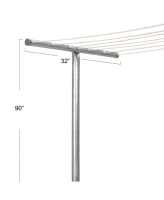 Galvanized Steel Onepiece Pole Clothesline T-Post