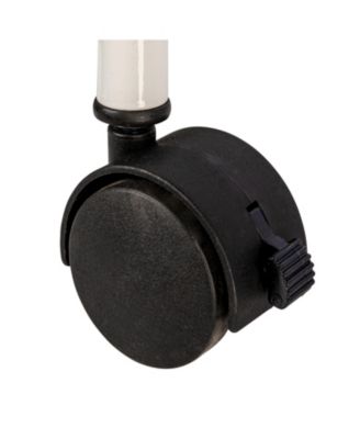 Rolling Laundry Sorter, 4 Bag, White