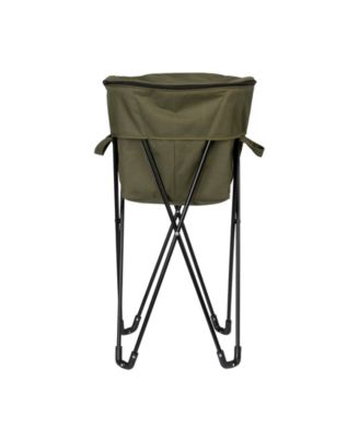 Thermal Standing Cooler with Travel Bag, Olive Green