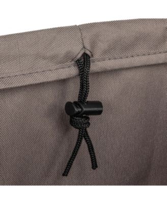 X-Frame Bamboo Hamper, Washable Grey Liner and Bamboo Frame