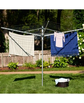 Umbrella Clothesline Dual Height Dryer, 192 Feet of Hanging Line