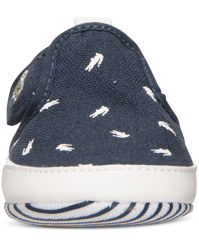 Lacoste Infant Boys' Gazon Print Crib Sneakers from Finish Line Macy's