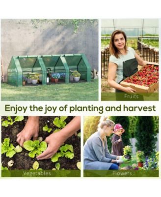 9' x 3' x 3' Portable Tunnel house Outdoor Garden Mini Hot House