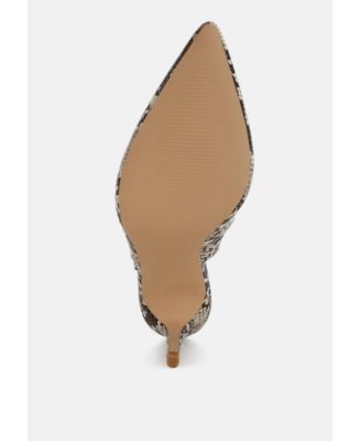 Womens Baobab Slingback Stiletto Heel Sandals