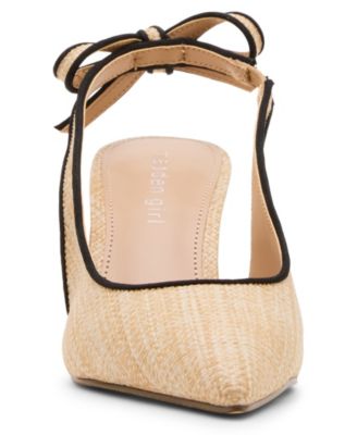Women's Bizzy Slingback Bow Pumps