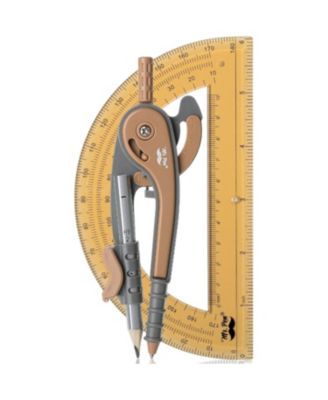 Mr. Pen Compass and Protractor Set, Dwarf Pony Brown, Compass - Macy's