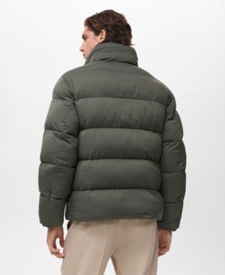 Men's Short Puffer Water-Repellent Anorak
