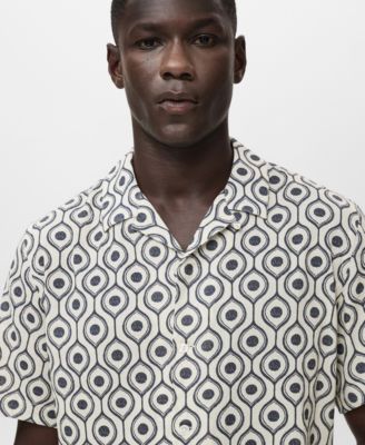 Men's Relaxed-Fit Printed Shirt