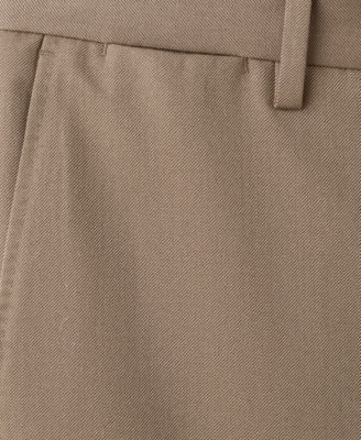 Men's Virgin Wool Pleated Pants