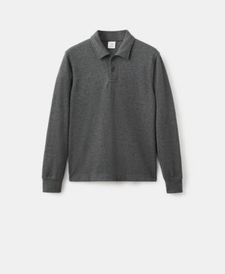 MANGO - Men's Regular-Fit Polo Sweatshirt