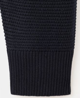 Men's Structured Perkins-Neck Sweater