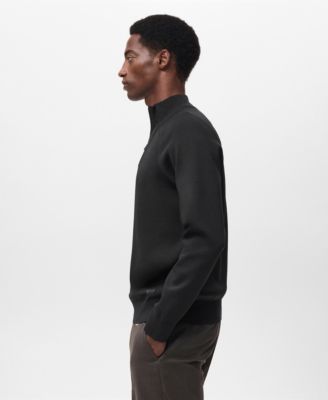 Men's Breathable Zip-Neck Sweater