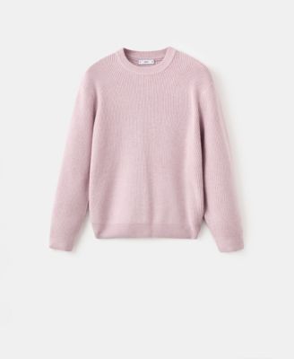 Men's Knitted Ribbed Sweater