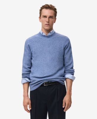 Men's Knitted Wool Blend Sweater