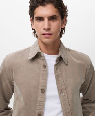 Men's Corduroy Cotton Overshirt