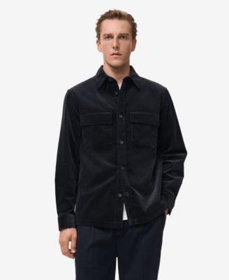 Men's Corduroy Pockets Overshirt