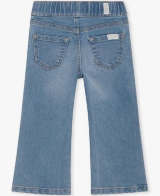 Baby Girls' Long-Sleeve Top, Coat and Denim Jeans, 3-Piece Set