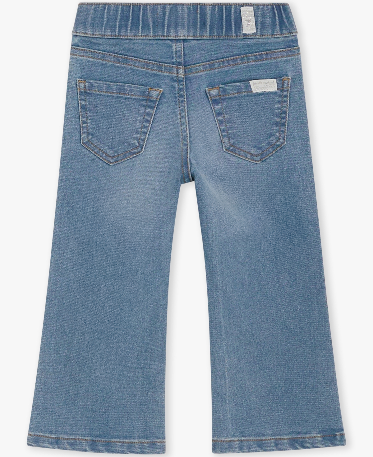 7 For All Mankind Baby Girls' Long-Sleeve Top, Coat and Denim Jeans, 3-Piece Set