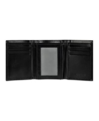 Men's Extra Capacity Trifold Leather Wallet