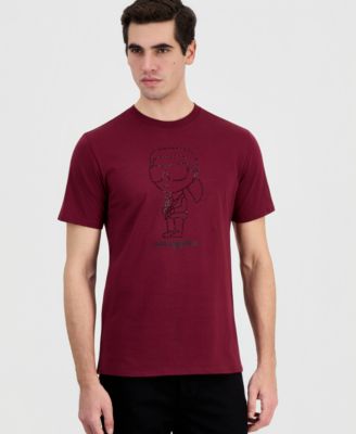 Men's Rhinestone Outlined Karl Tee