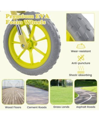 12 Inch Balance Bike with Adjustable Seat and Rotatable Handlebar